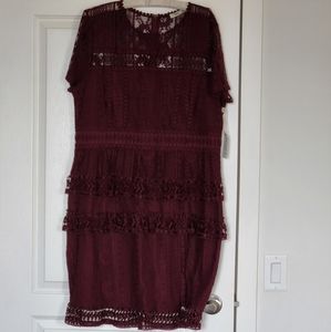 Tiered lace dress great for a wedding!